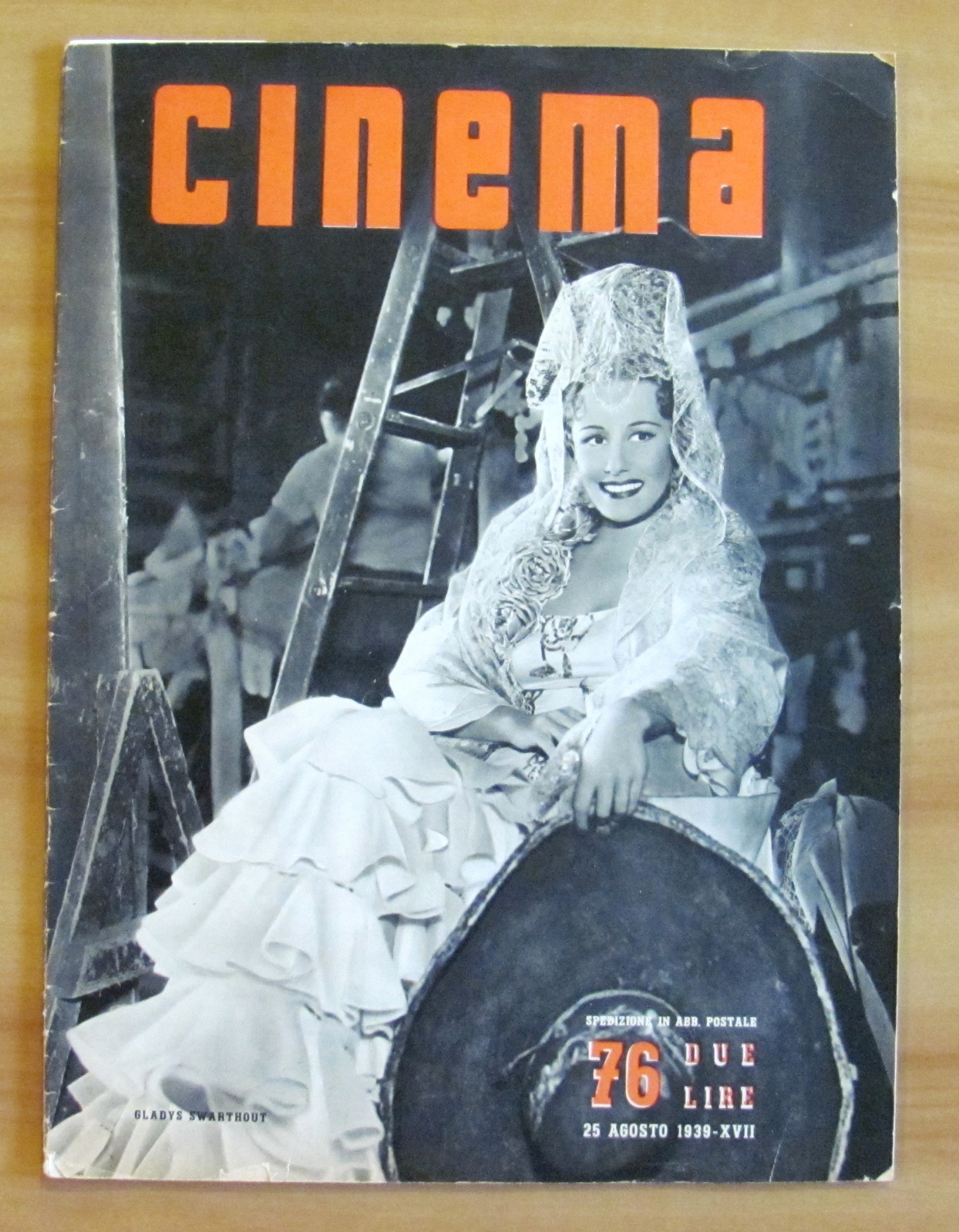 CINEMA N.76 - Rivista di Cinema 25 Ago 1939 - …