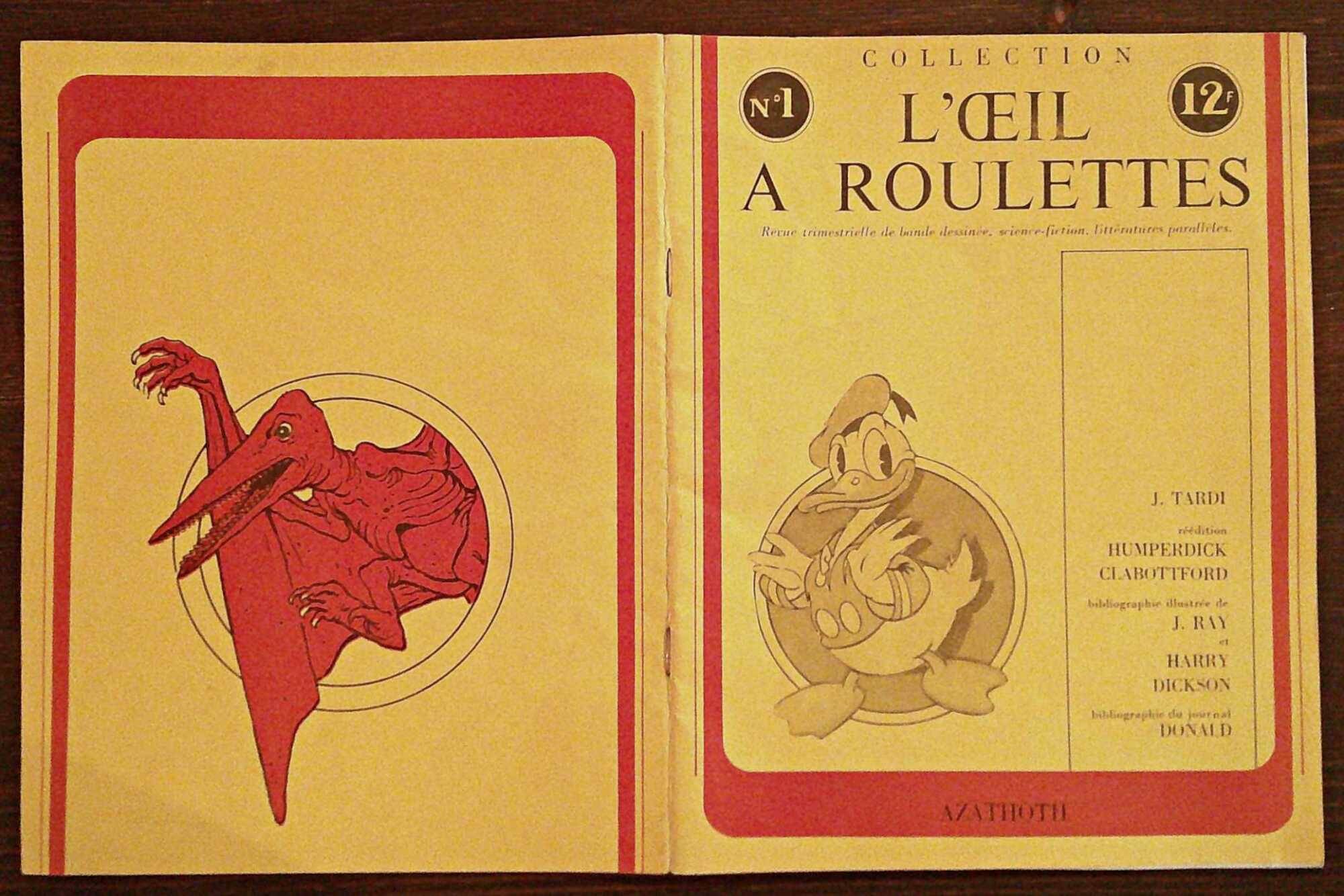 Collection L'OEIL A ROULETTES N.1 - Revue trimestrelle de bande …