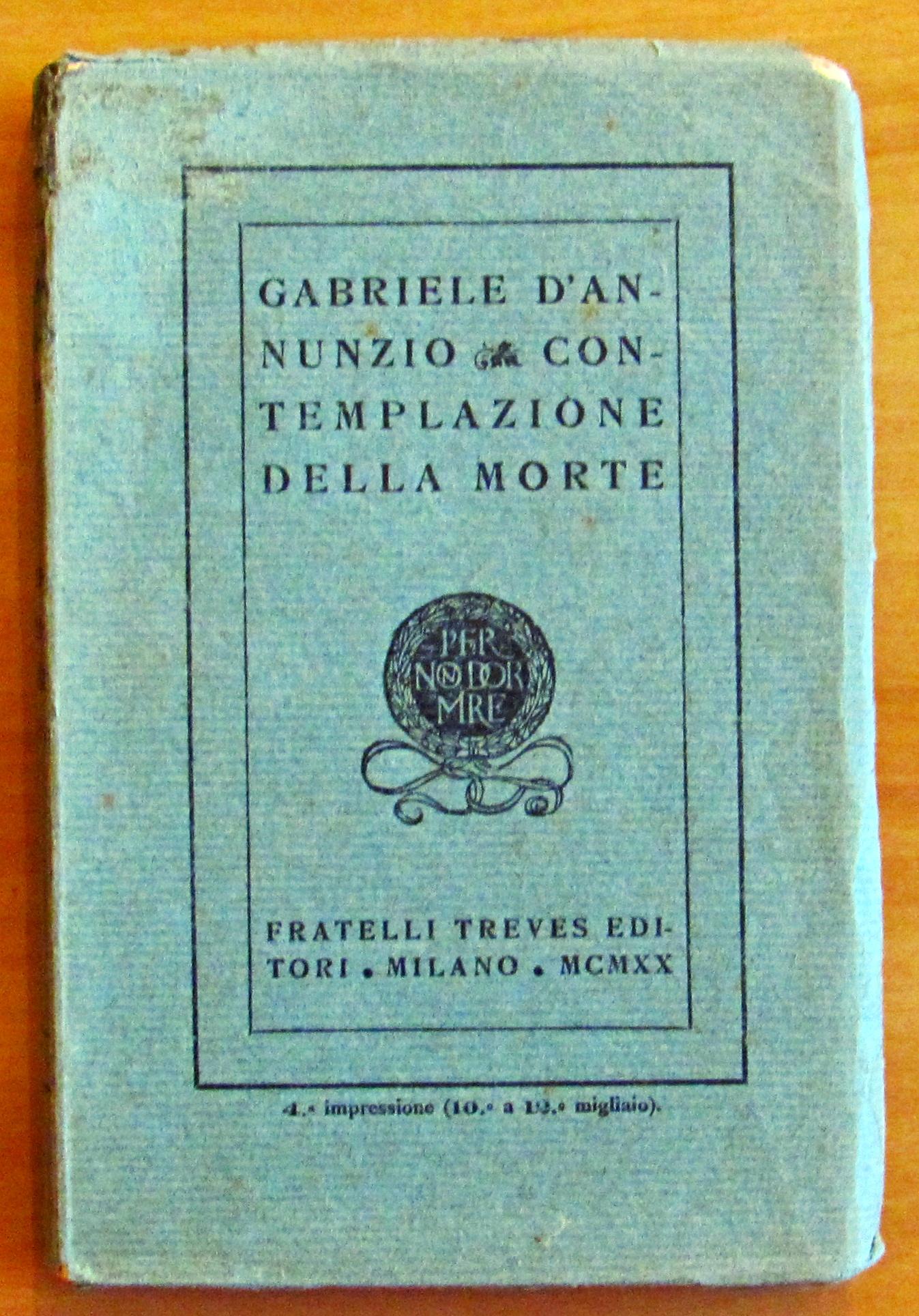 CONTEMPLAZIONE DELLA MORTE