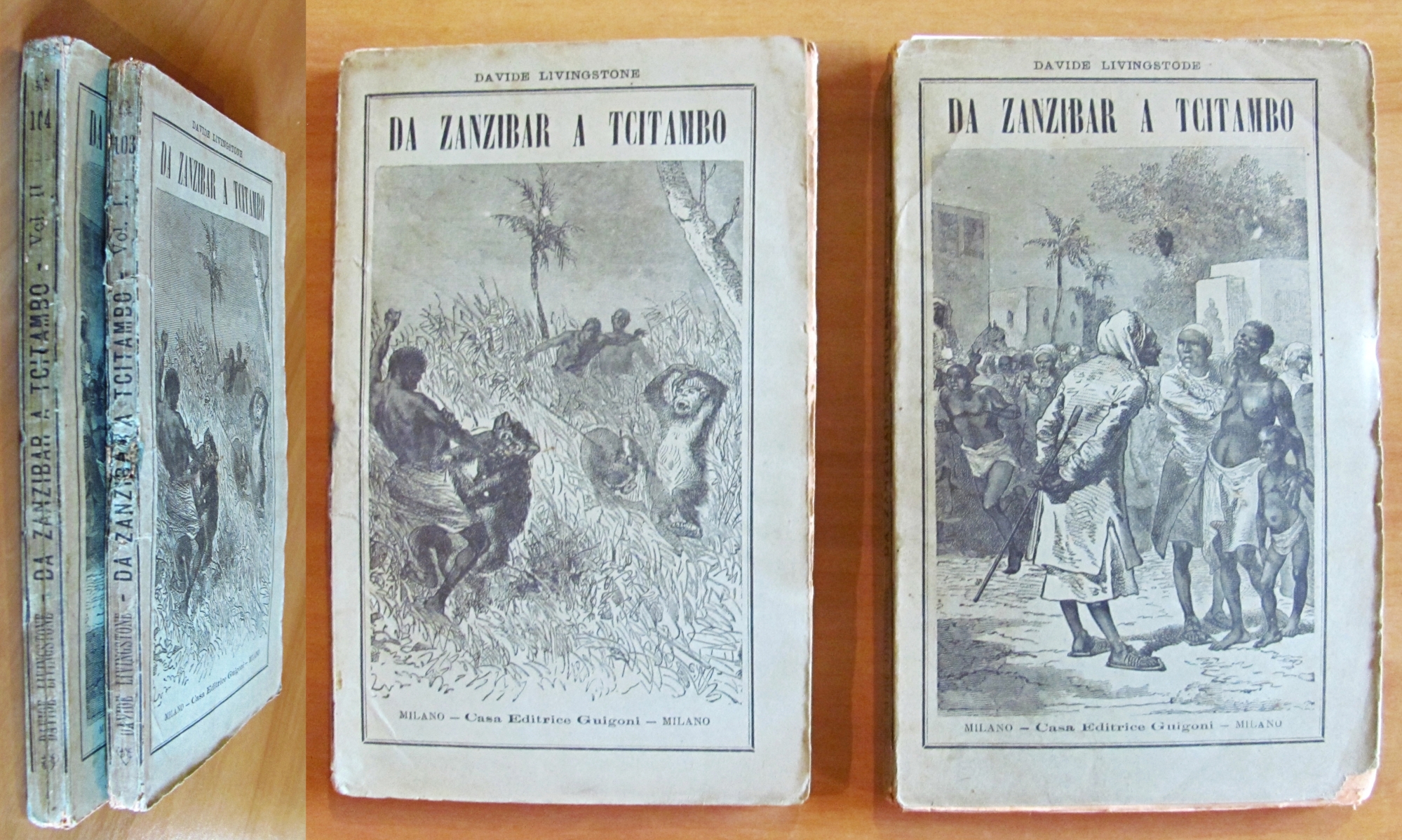 DA ZANZIBAR A TCITAMBO - 2 Volumi, Completo, 1888