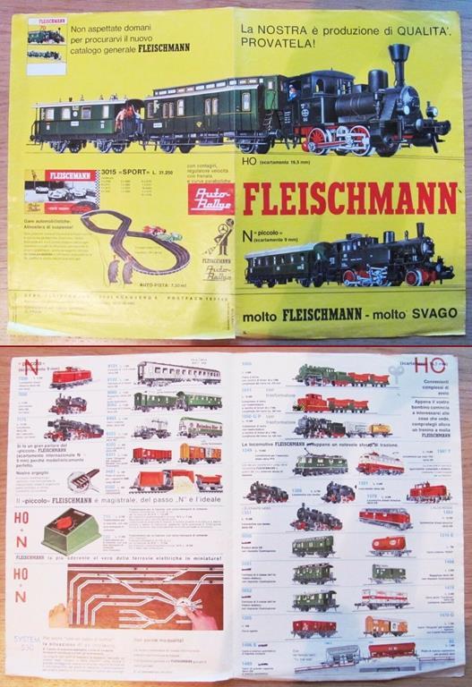 Depliant Fleischmann Ho + N