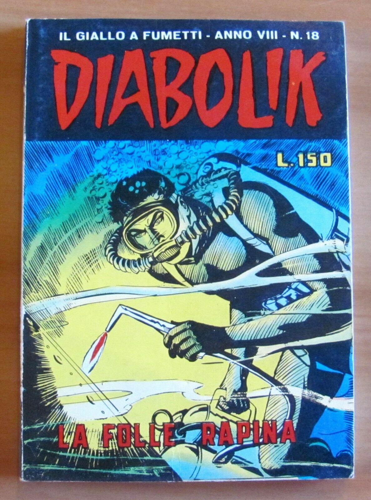 DIABOLIK Anno VIII N.18 - Astorina - Settembre 1969 - …