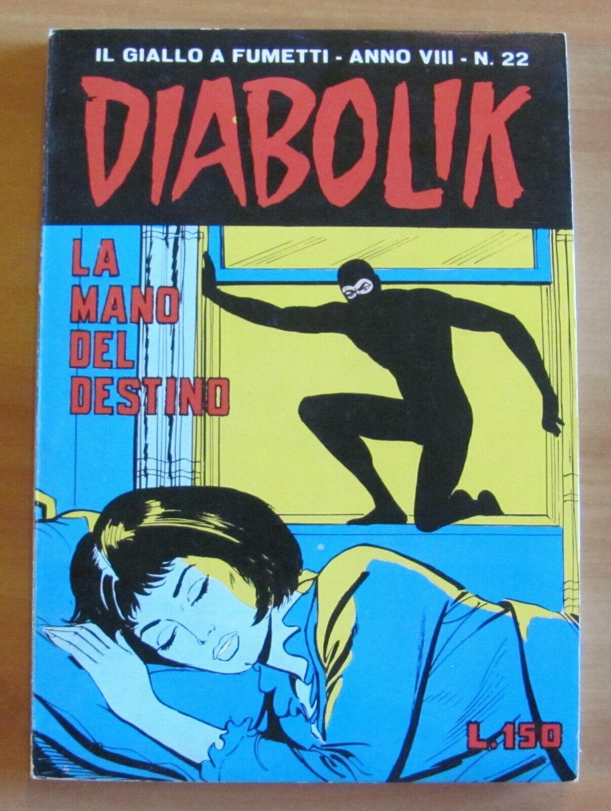 DIABOLIK Anno VIII N.22 - Astorina - Ottobre 1969 - …