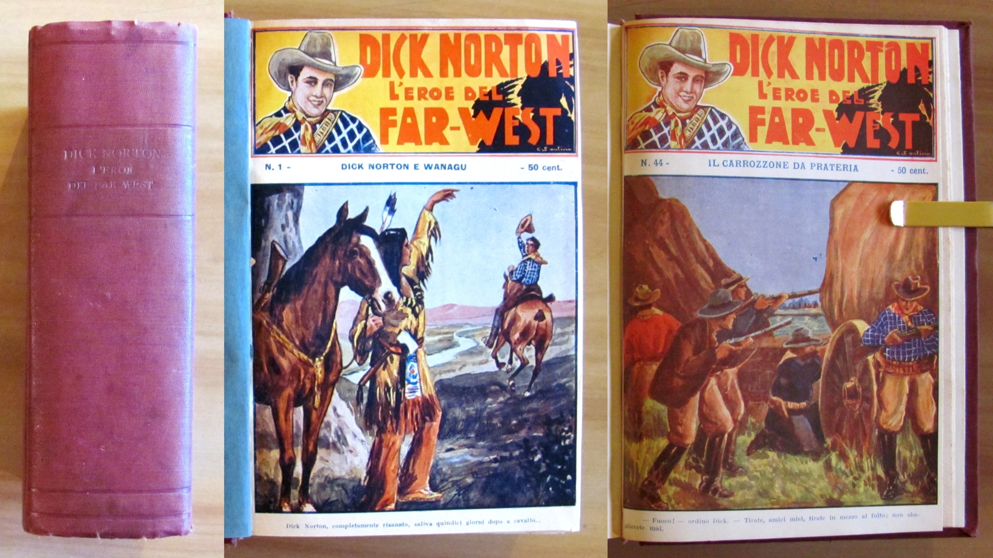 DICK NORTON L'eroe del Far-West - Fascicoli 1/44, 1931/32 in …