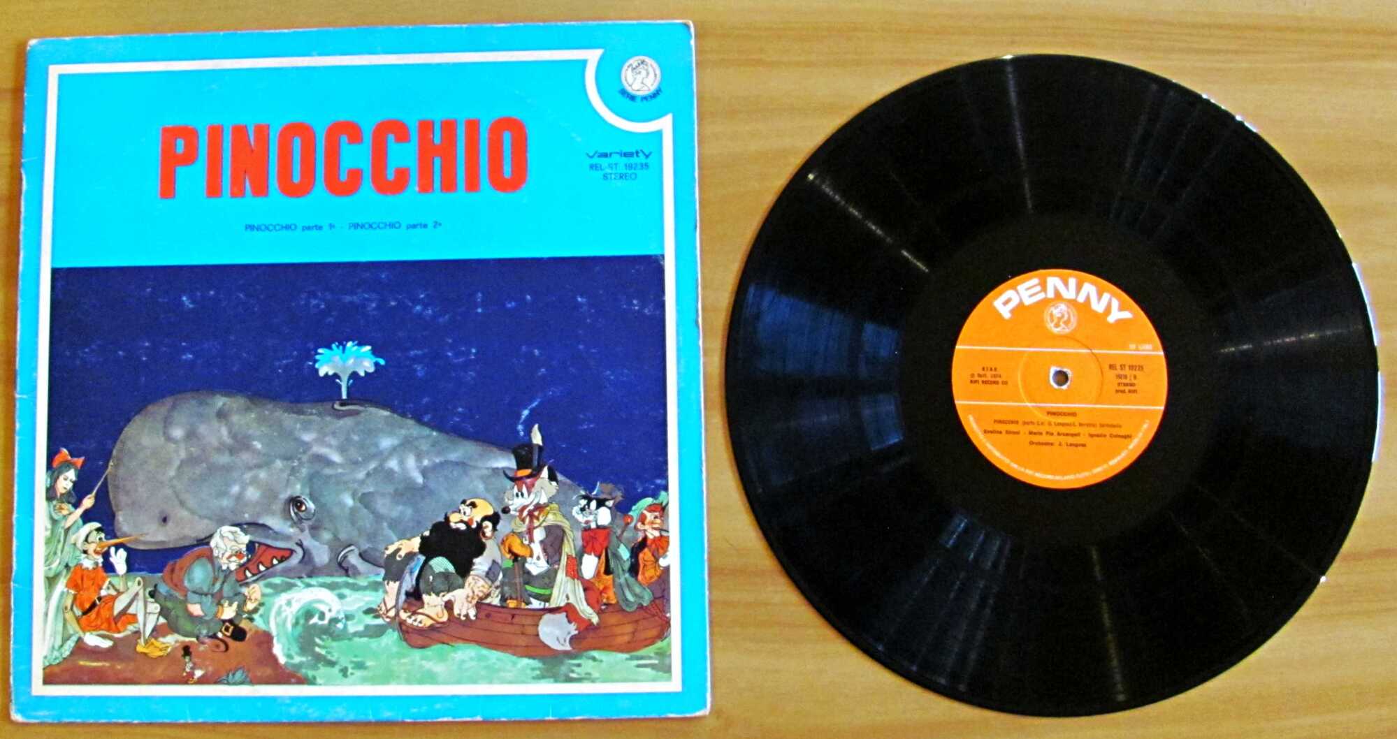 Disco 33" . PINOCCHIO Parte I e II - Musica …