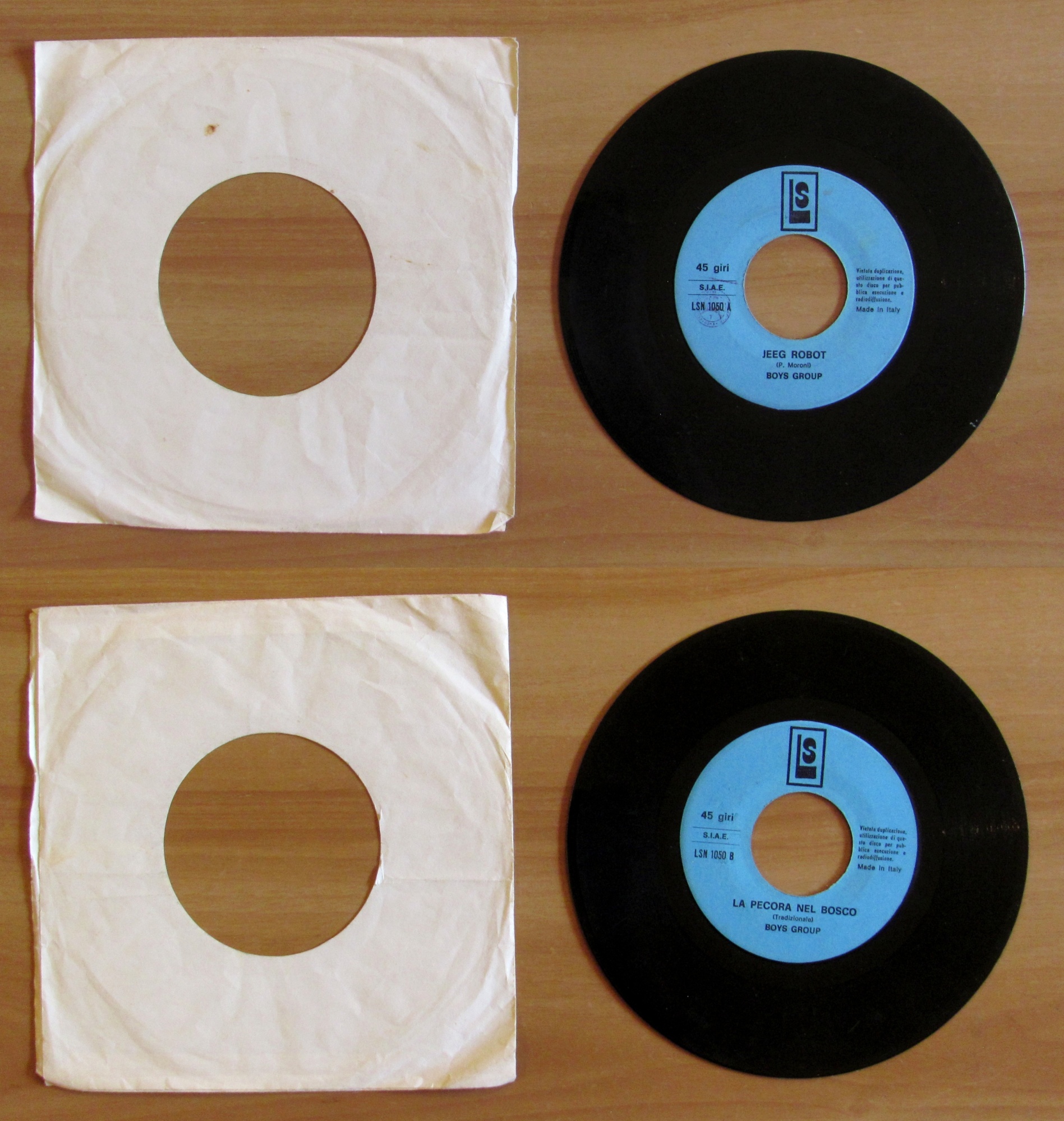 Disco 45 Giri - JEEG ROBOT + La pecora nel …