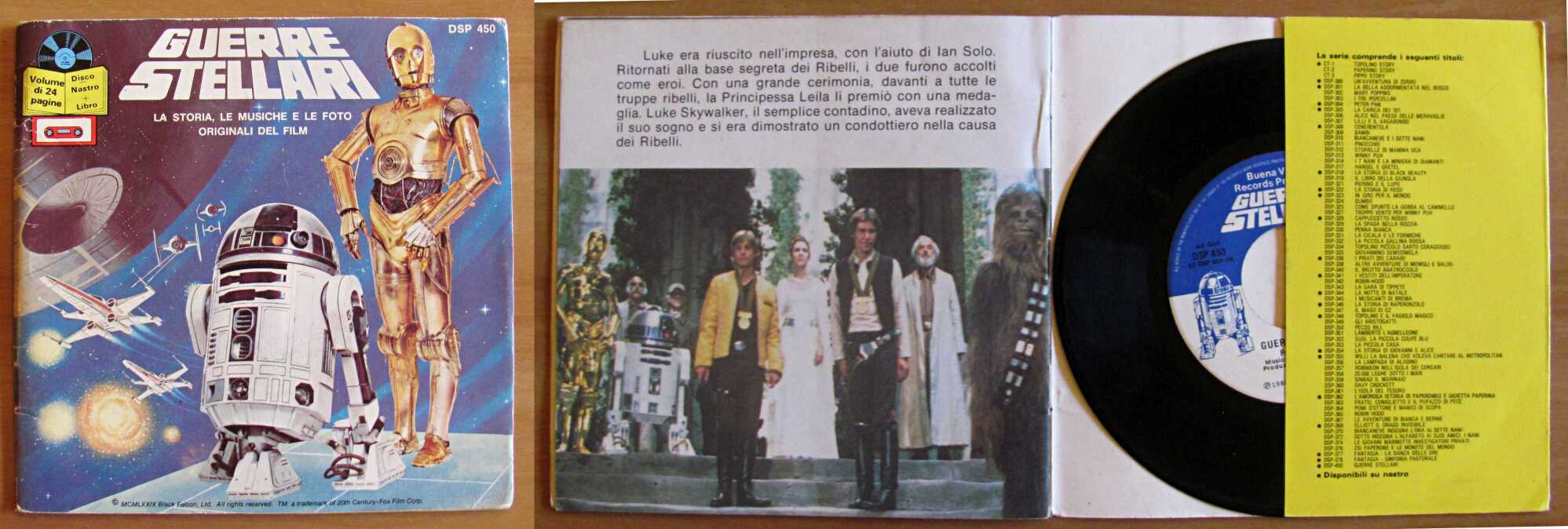 Disco 45 giri - John Williams - GUERRE STELLARI STAR …