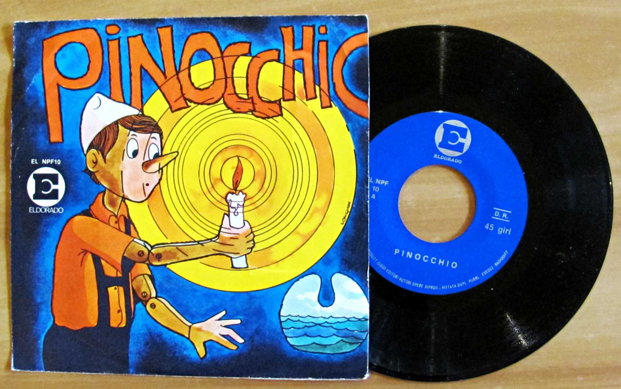 Disco 45" PINOCCHIO - Le Nostre Fiabe per i vostri …