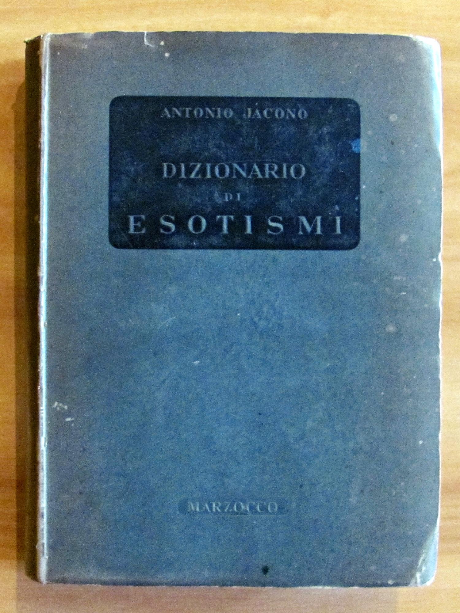 DIZIONARIO DI ESOTISMI