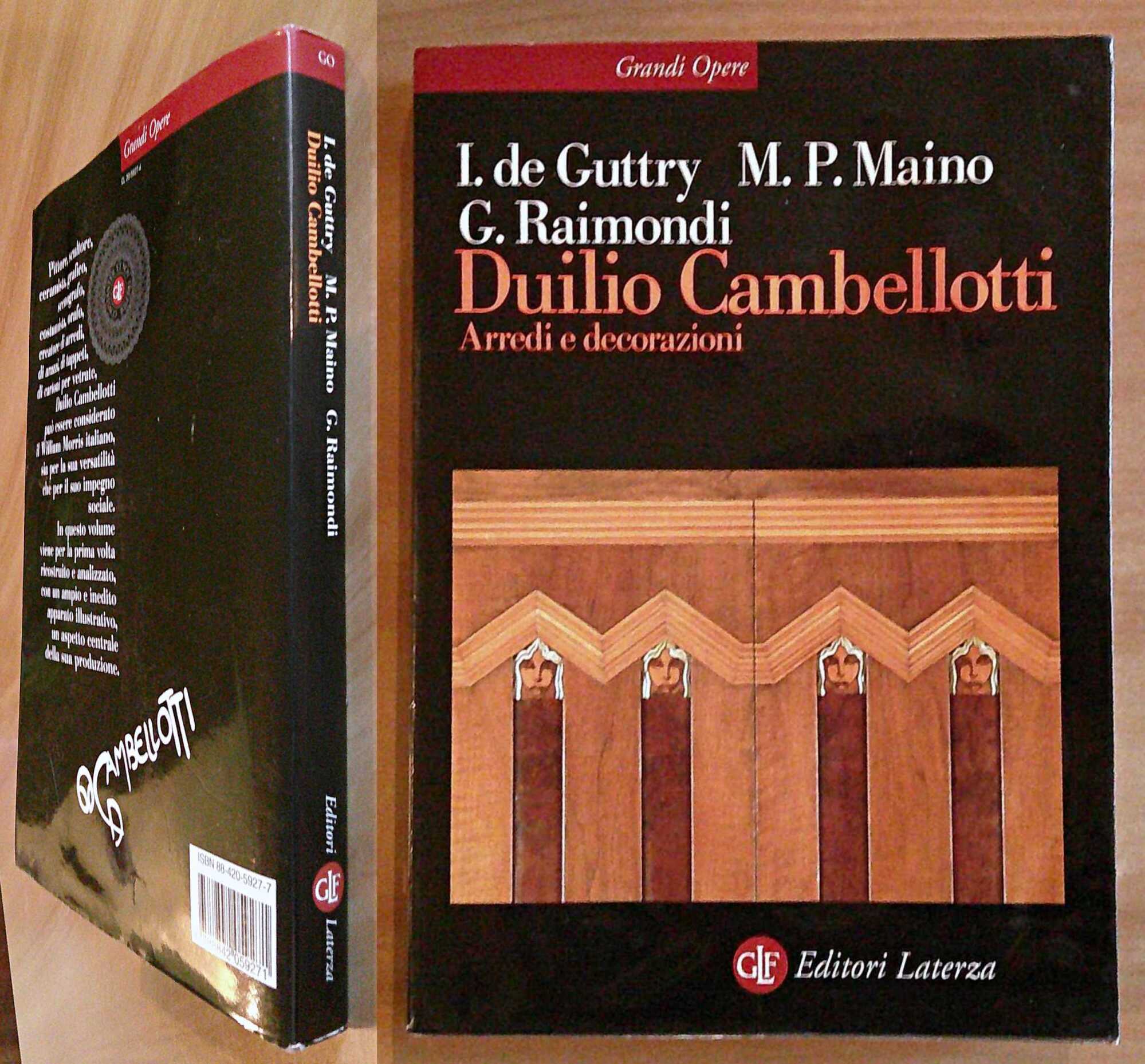 DUILIO CAMBELLOTTI - Arredi e Decorazioni - Collana Grandi Opere