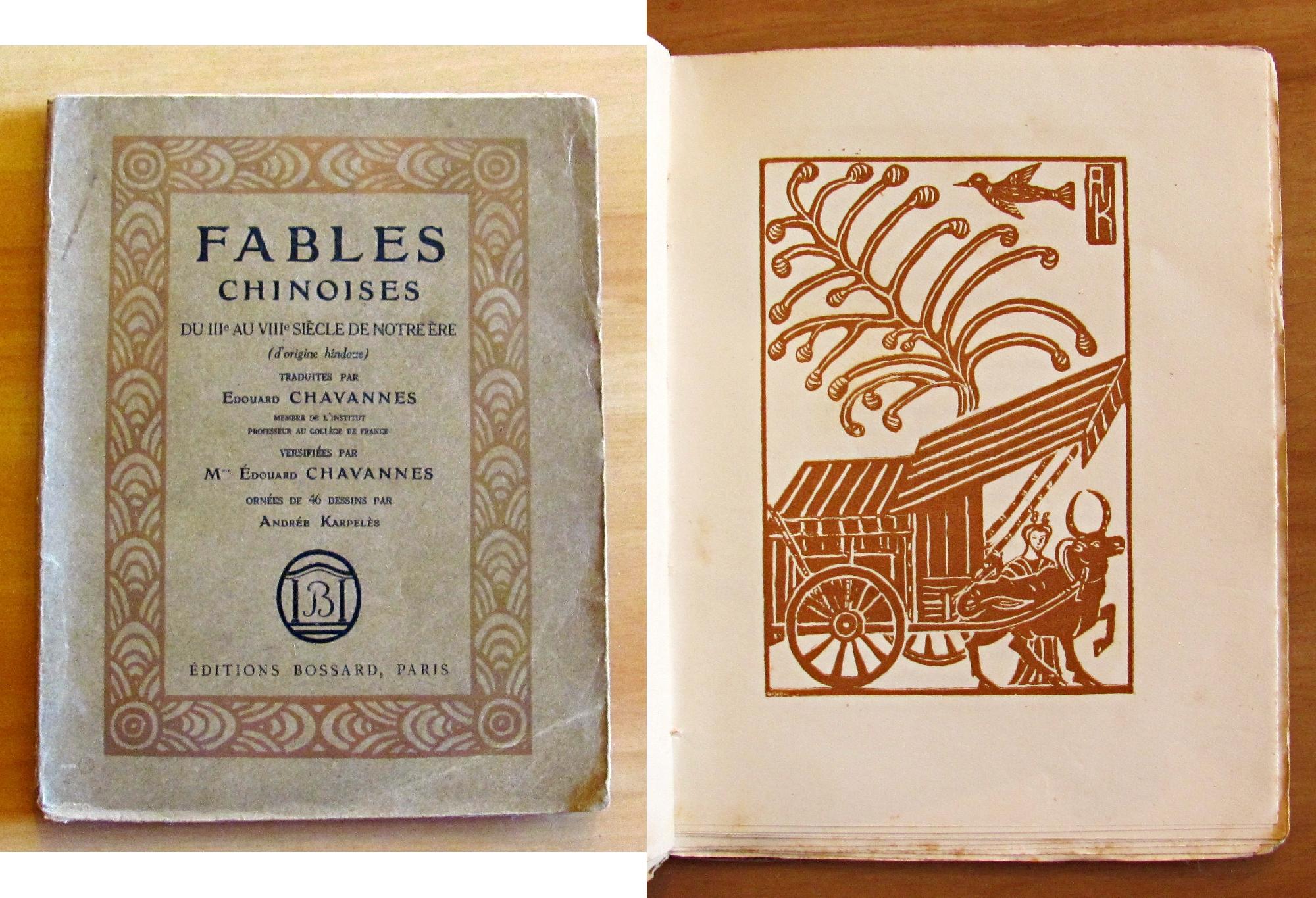 FABLES CHINOISES DU III AU VIII SIECLE DE NOTRE ERE