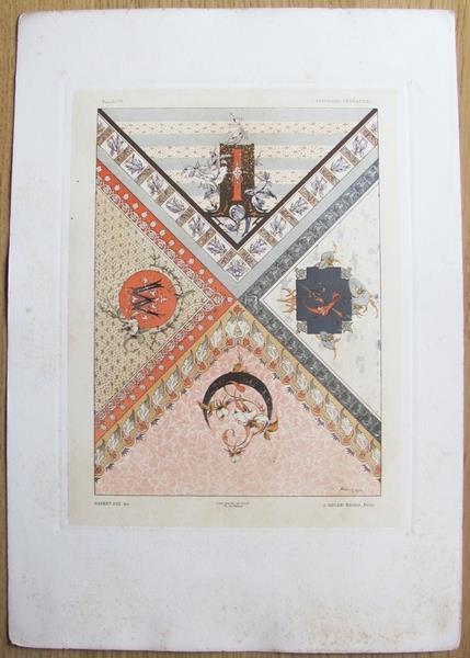FANTAISIES DECORATIVES Planche 24 - Imp. Gillot ROUAM, 1887 - …