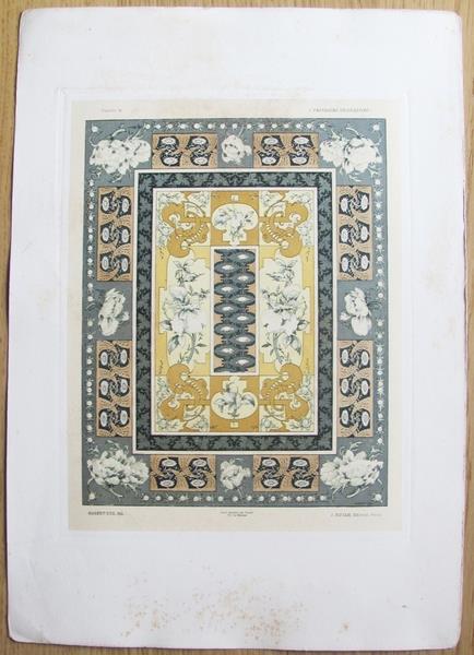 FANTAISIES DECORATIVES Planche 36 - Imp. Gillot ROUAM, 1887 - …