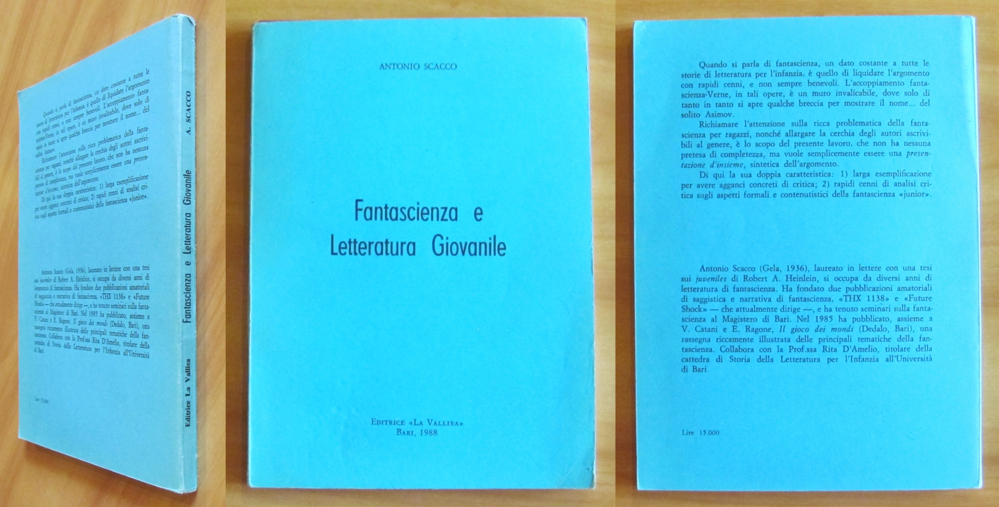 FANTASCIENZA E LETTERATURA GIOVANILE, 1988