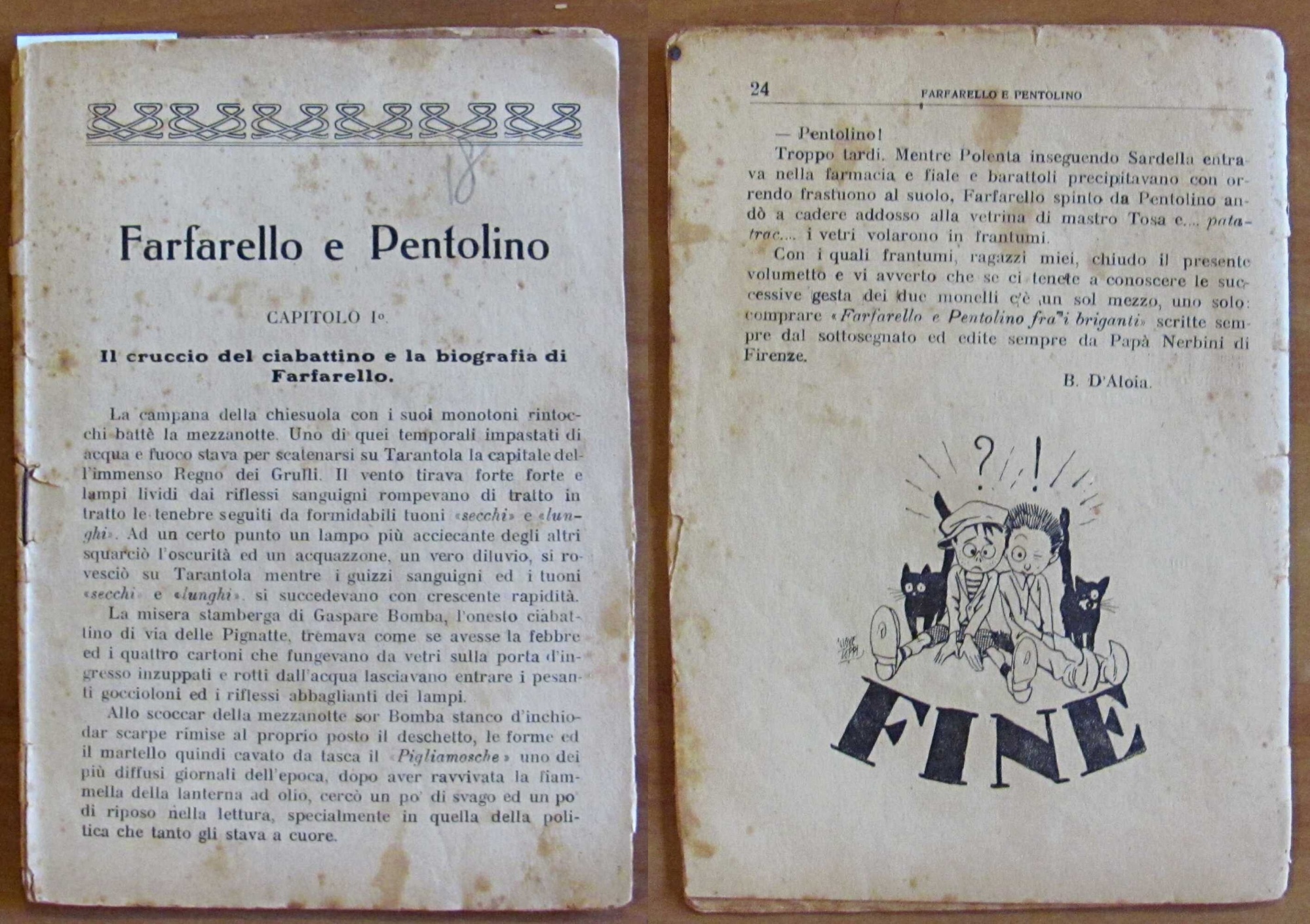 FARFARELLO E PENTOLINO, anni '20 - ill. TOPPI