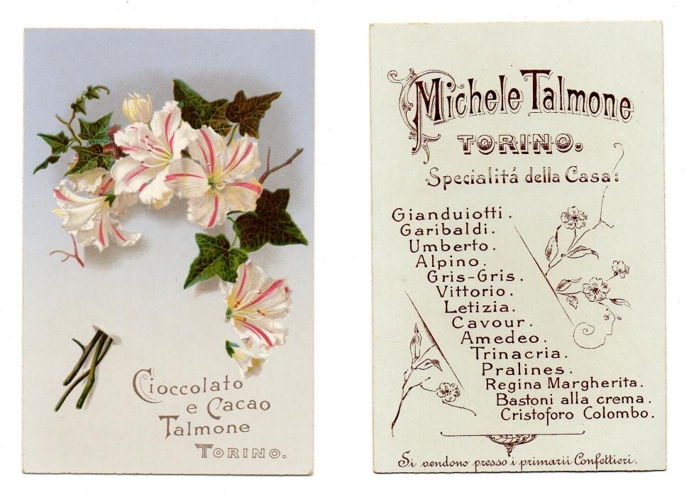 FIGURINA CIOCCOLATO e CACAO TALMONE - FIORI