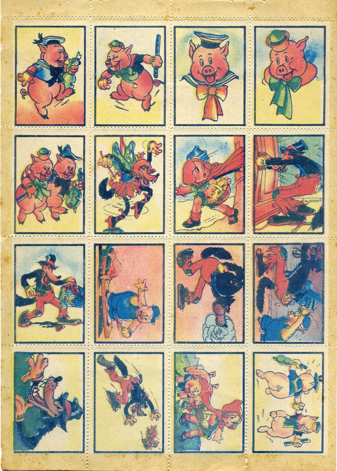 Foglio di 16 Decalcomanie con Lupo Ezechiele e I 3 …