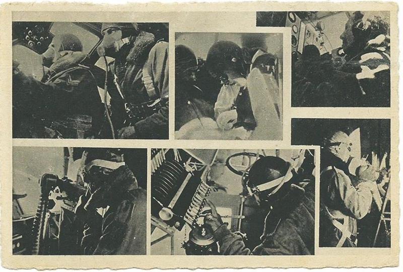 Foto Cartolina Aviazione Militare Italiana. A Bordo Dei Velivoli