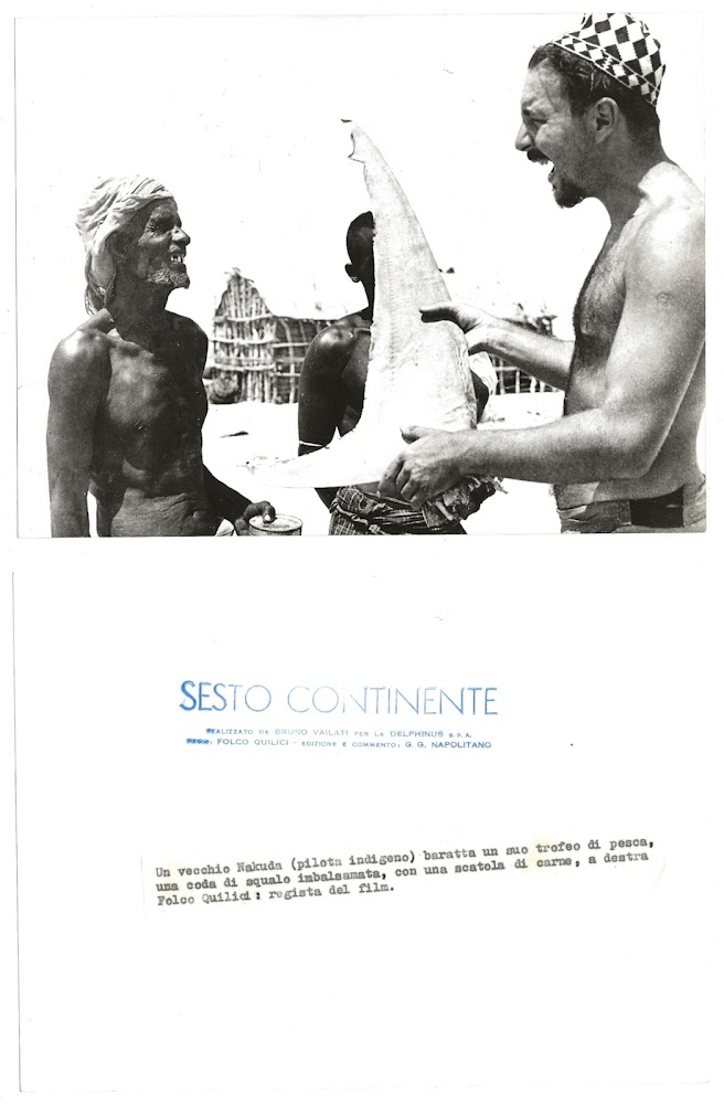 FOTO per SESTO CONTINENTE con il Regista FOLCO QUILICI e …