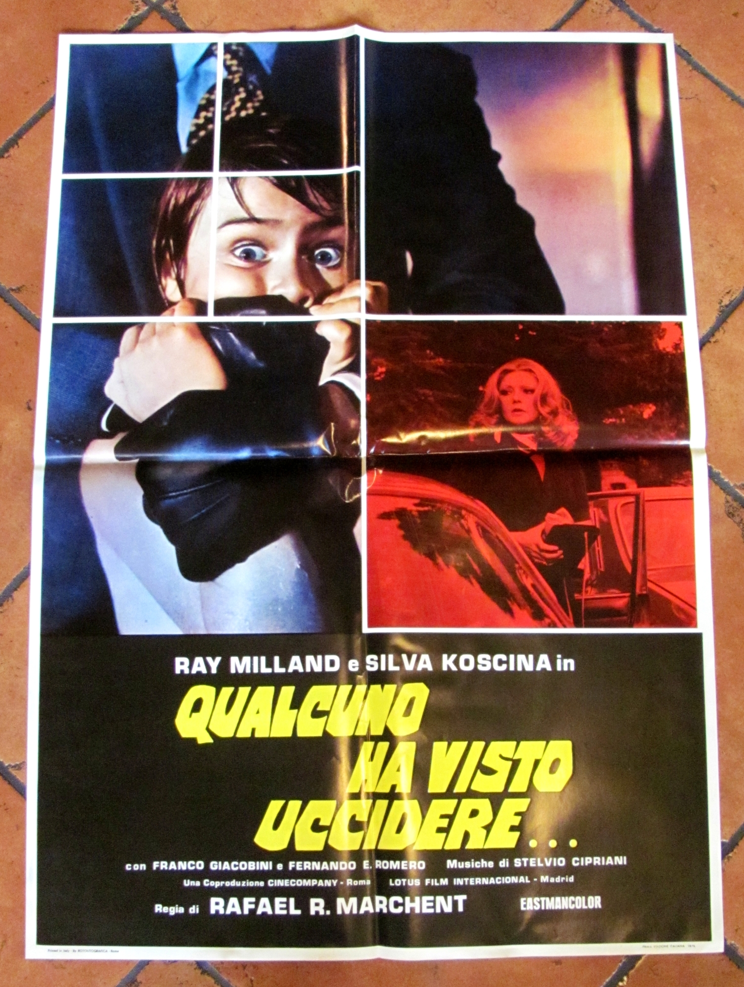 Fotobusta QUALCUNO HA VISTO UCCIDERE - SILVA KOSCINA - I …