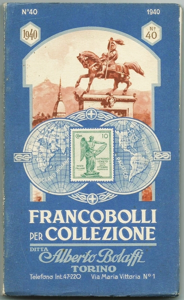 FRANCOBOLLI PER COLLEZIONE - CATALOGO Semestrale N.40 - Ditta Bolaffi, …