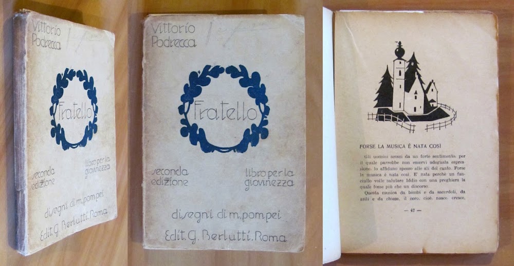 FRATELLO - Libro per la giovinezza, 1923 - ill. POMPEI