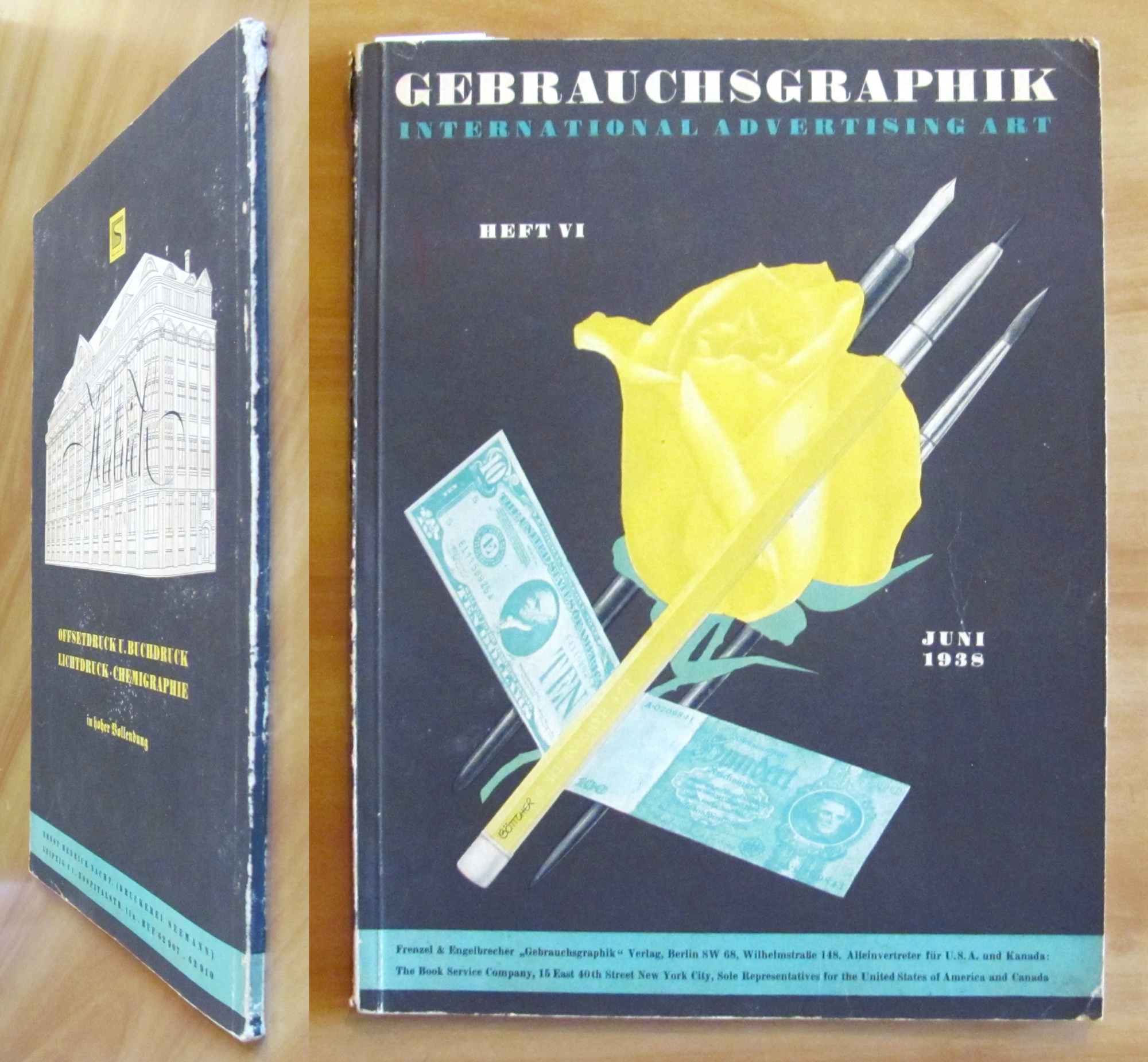 GEBRAUCHSGRAPHIK International Advertising Art N.6, Juni 1938