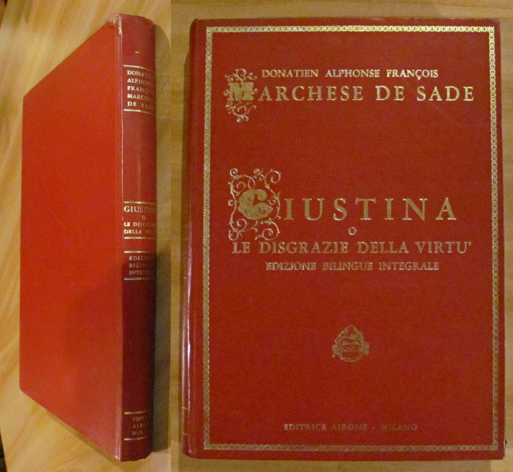 GIUSTINA O LE DISGRAZIE DELLA VIRTU', 1967 - Bilingue ITA-FRA