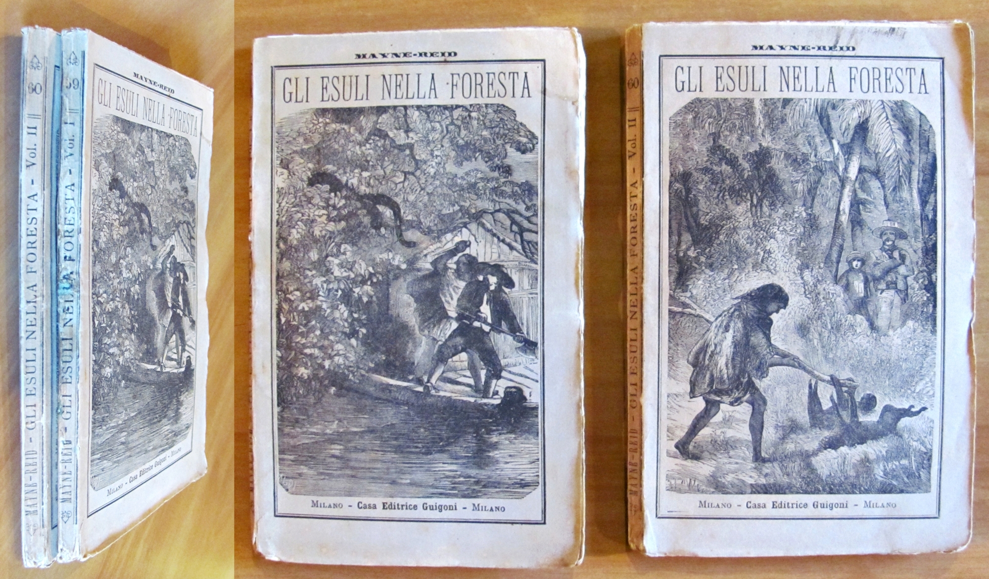 GLI ESULI NELLA FORESTA - 2 Volumi, Completo, 1880