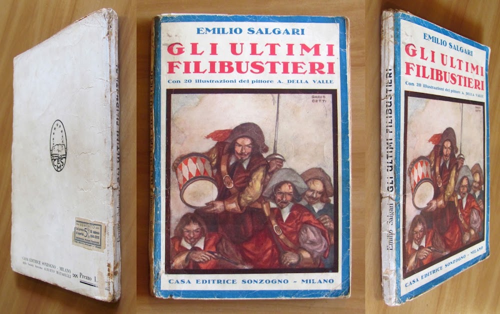 GLI ULTIMI FILIBUSTIERI, 1938 - ill. di DELLA VALLE