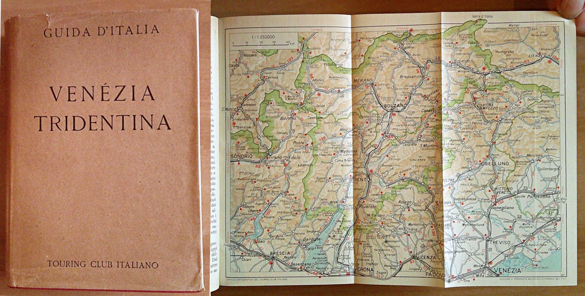 Guida d'Italia VENEZIA TRIDENTINA - Touring Club Italiano, 1958