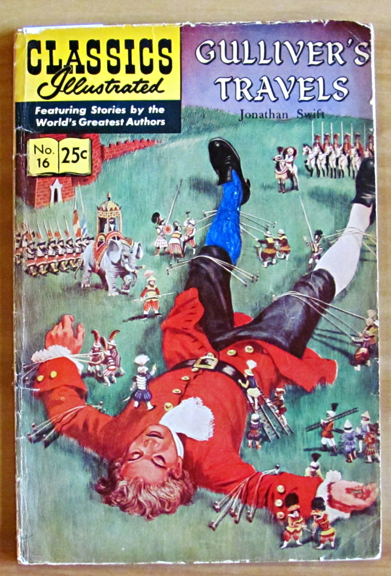 GULLIVER'S TRAVELS - Classics Illustrated n.16, 1946