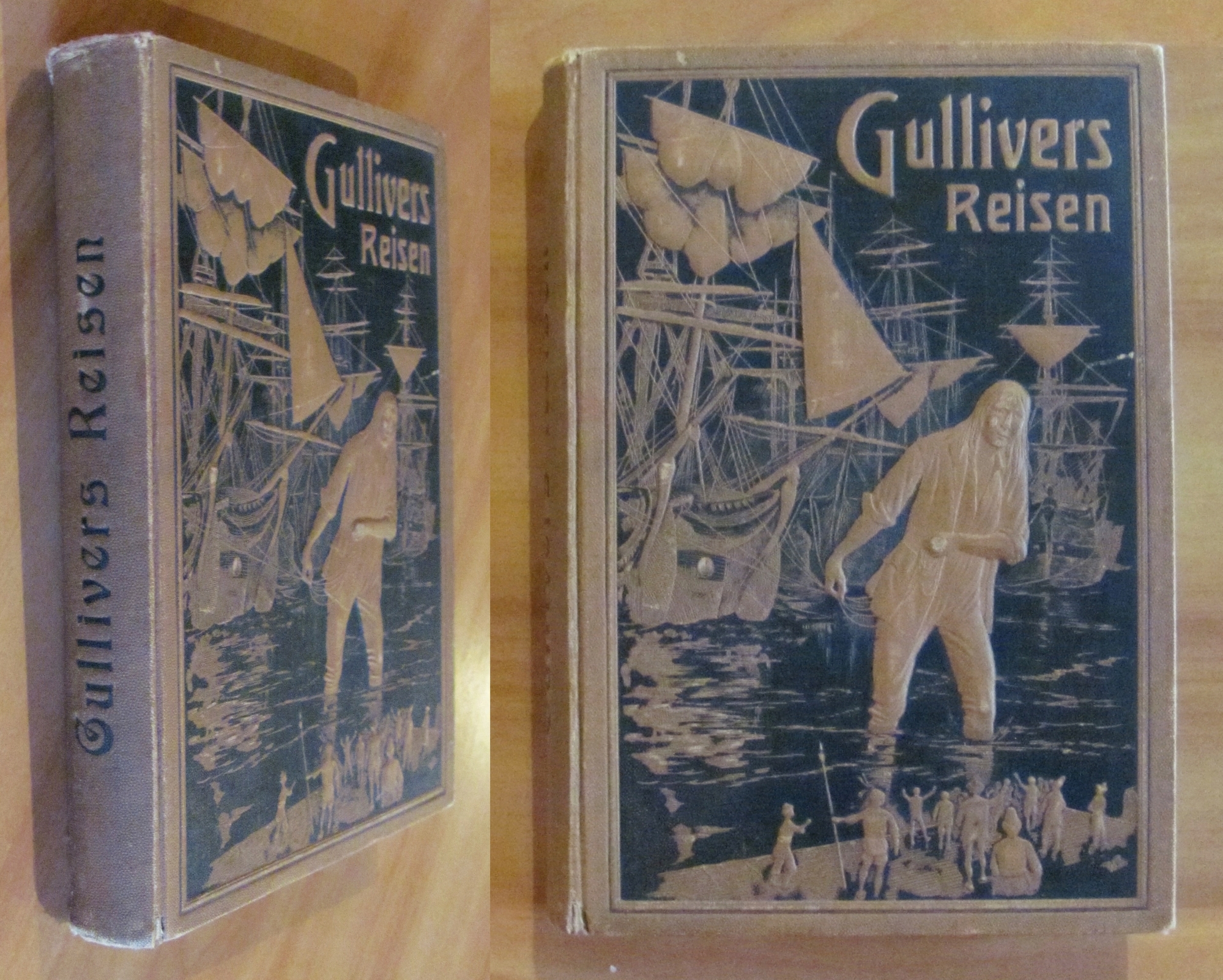 GULLIVERS REISEN zu fremden und celtcamen volkern, 1904 illustrato