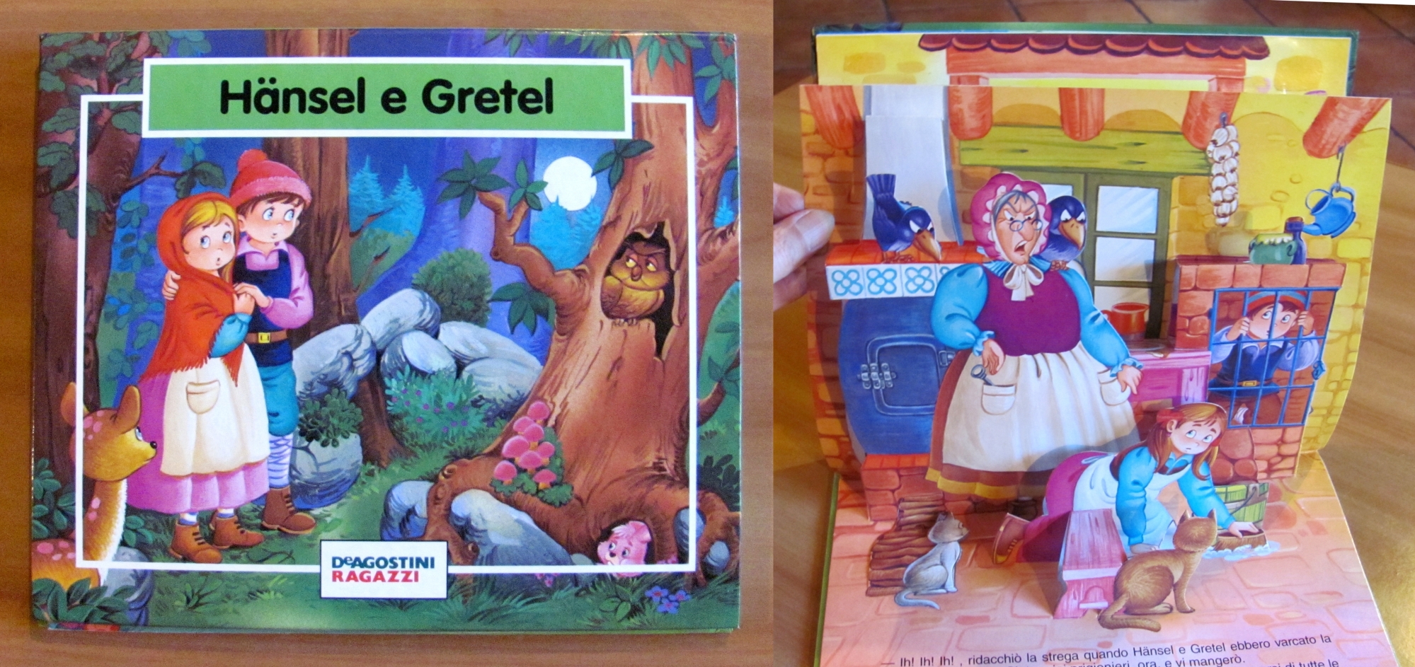 HANSEL E GRETEL - Libro Animato - POP-UP, 1995