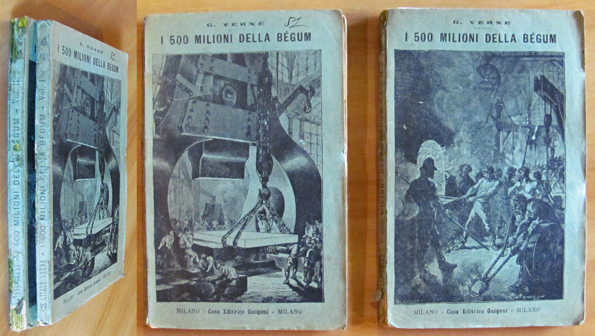 I 500 MILIONI DELLA BEGUM - 2 Volumi, Completo, 1893