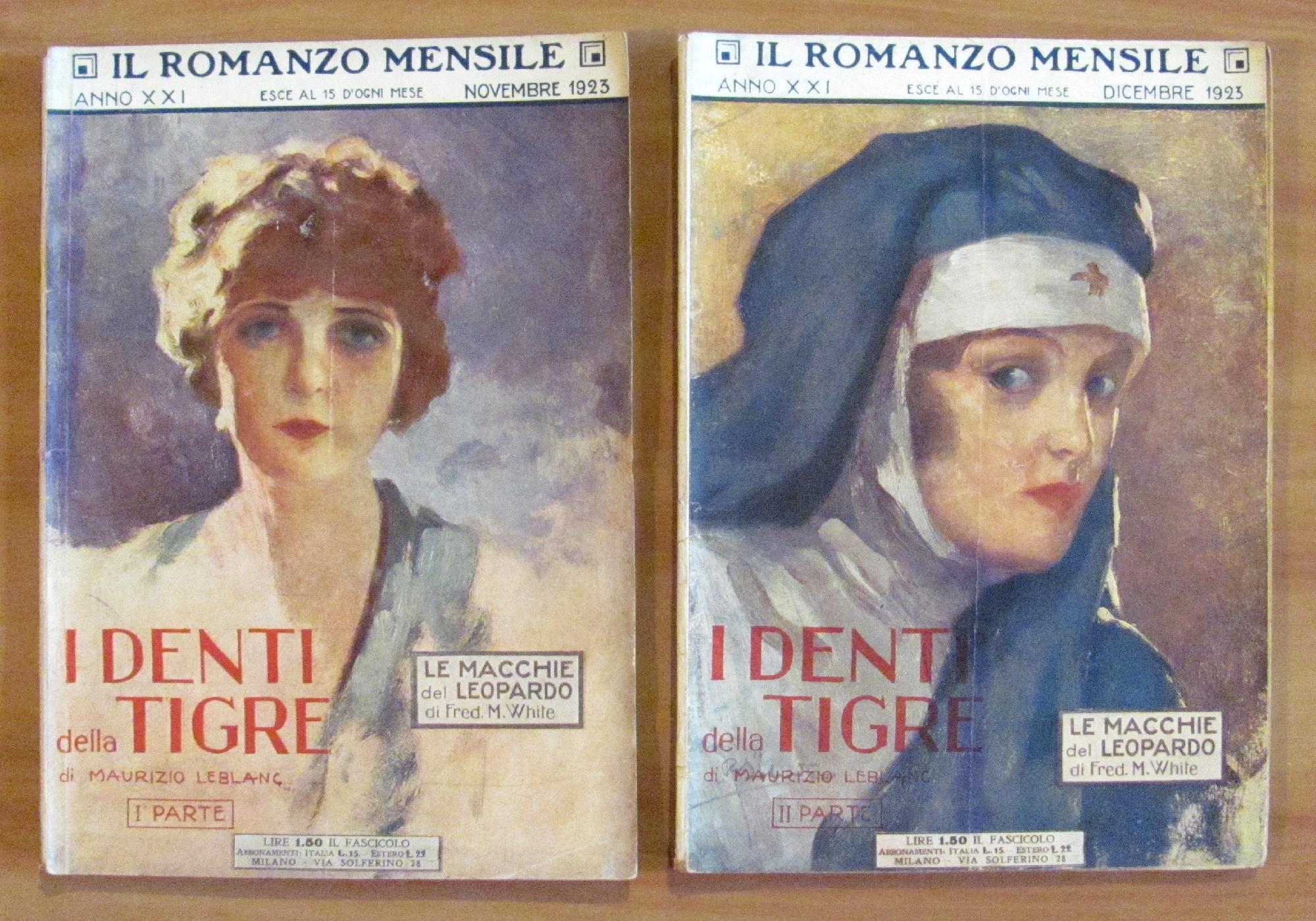 I DENTI DELLA TIGRE - Il Romanzo Mensile 1923 N.11 …