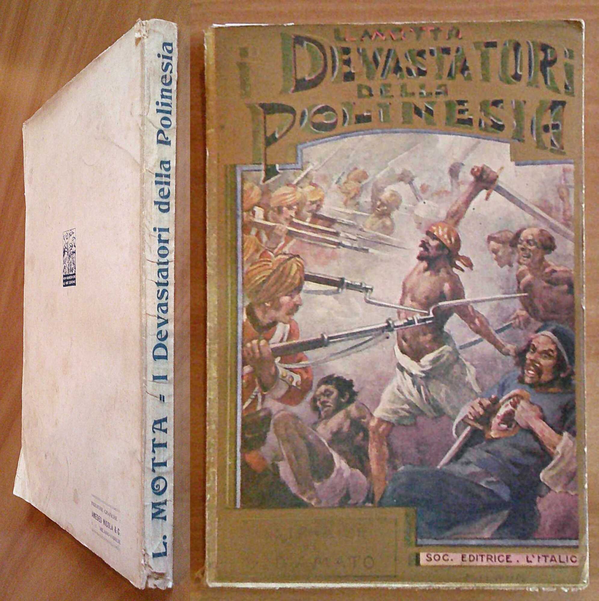 I DEVASTATORI DELLA POLINESIA, 1923 - ill. D'AMATO