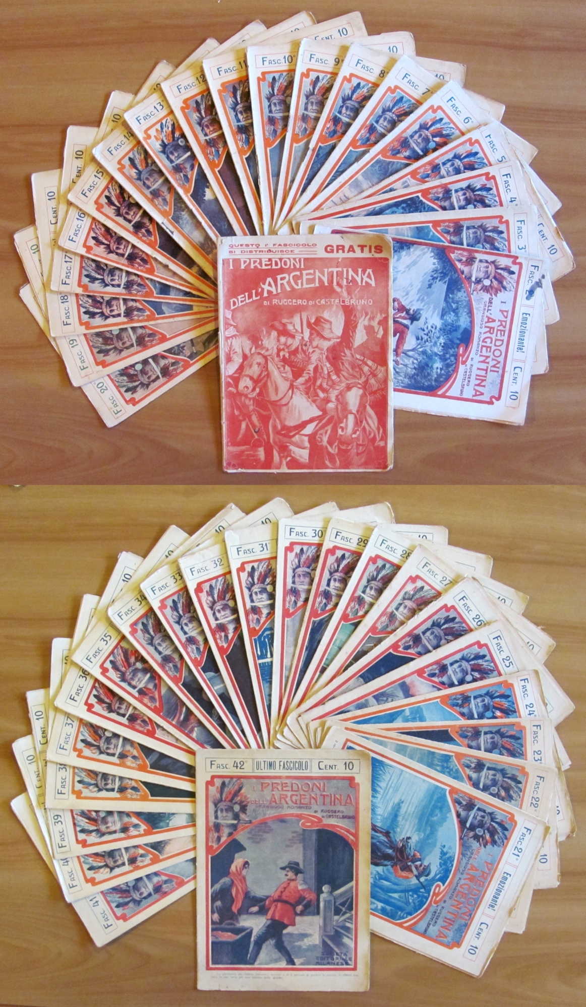 I PREDONI DELL'ARGENTINA - Fascicoli 1/42 COMPLETO, 1912