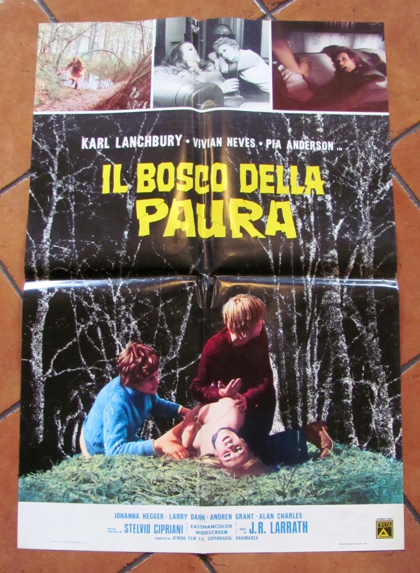 IL BOSCO DELLA PAURA - Fotobusta Originale, I ed. 1973