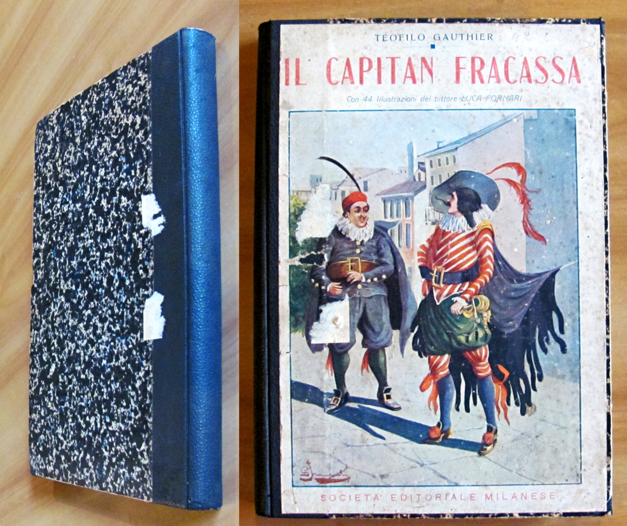 IL CAPITAN FRACASSA, primi '900 - ill. FORNARI