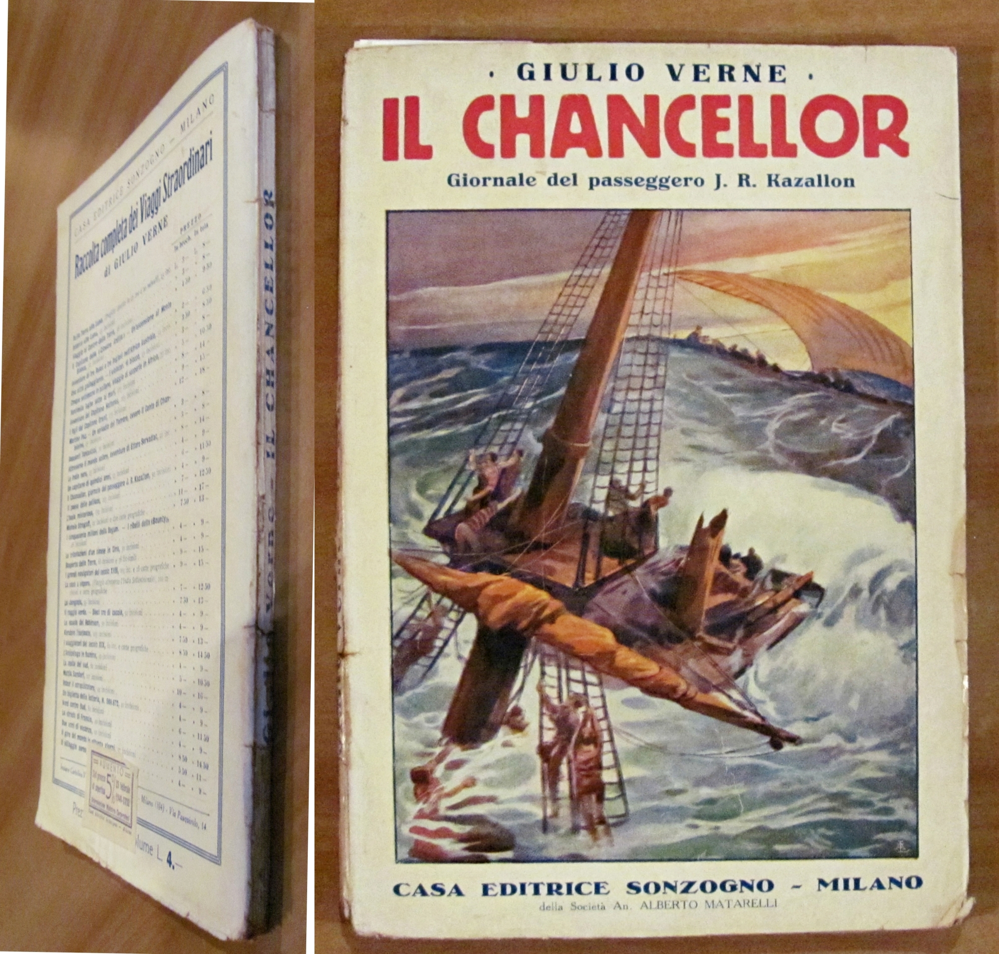 IL CHANCELLOR - Giornale del passeggero J. R. Kazallon
