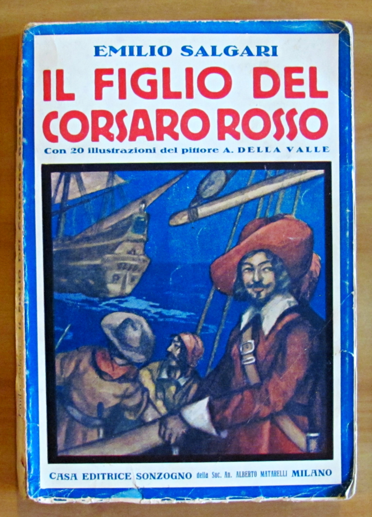 IL FIGLIO DEL CORSARO ROSSO - 20 illustrazioni di DELLA …