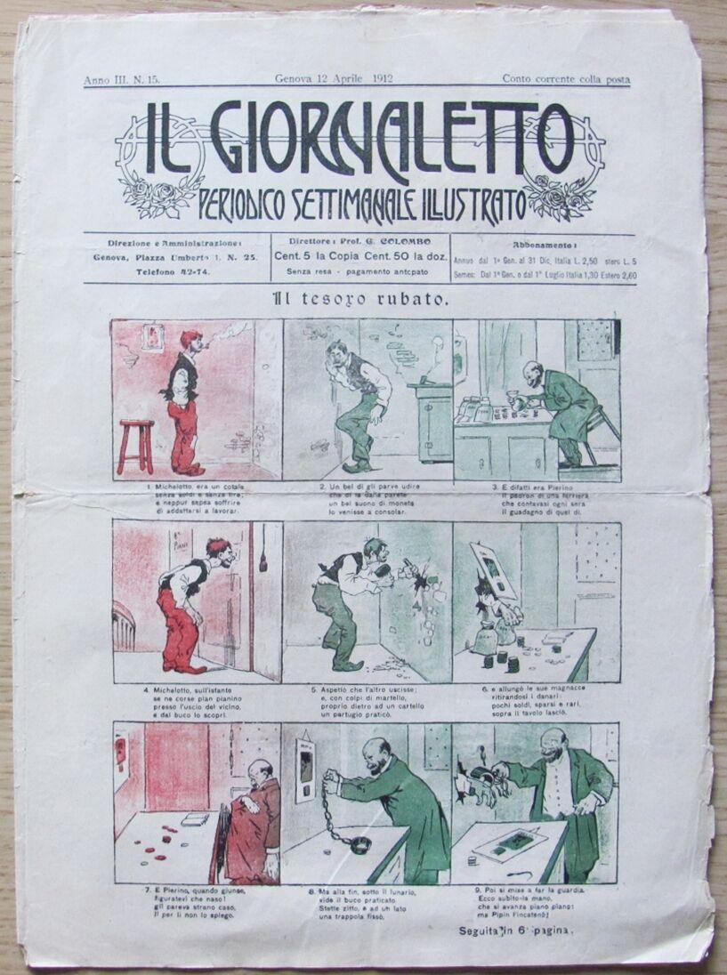 IL GIORNALETTO - Periodico Settimanale Illustrato - Anno III N.15, …