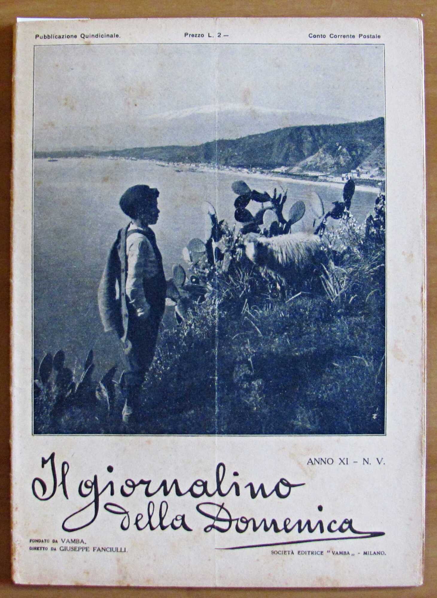 IL GIORNALINO DELLA DOMENICA N.5, 1923 - LA MORTE DI …