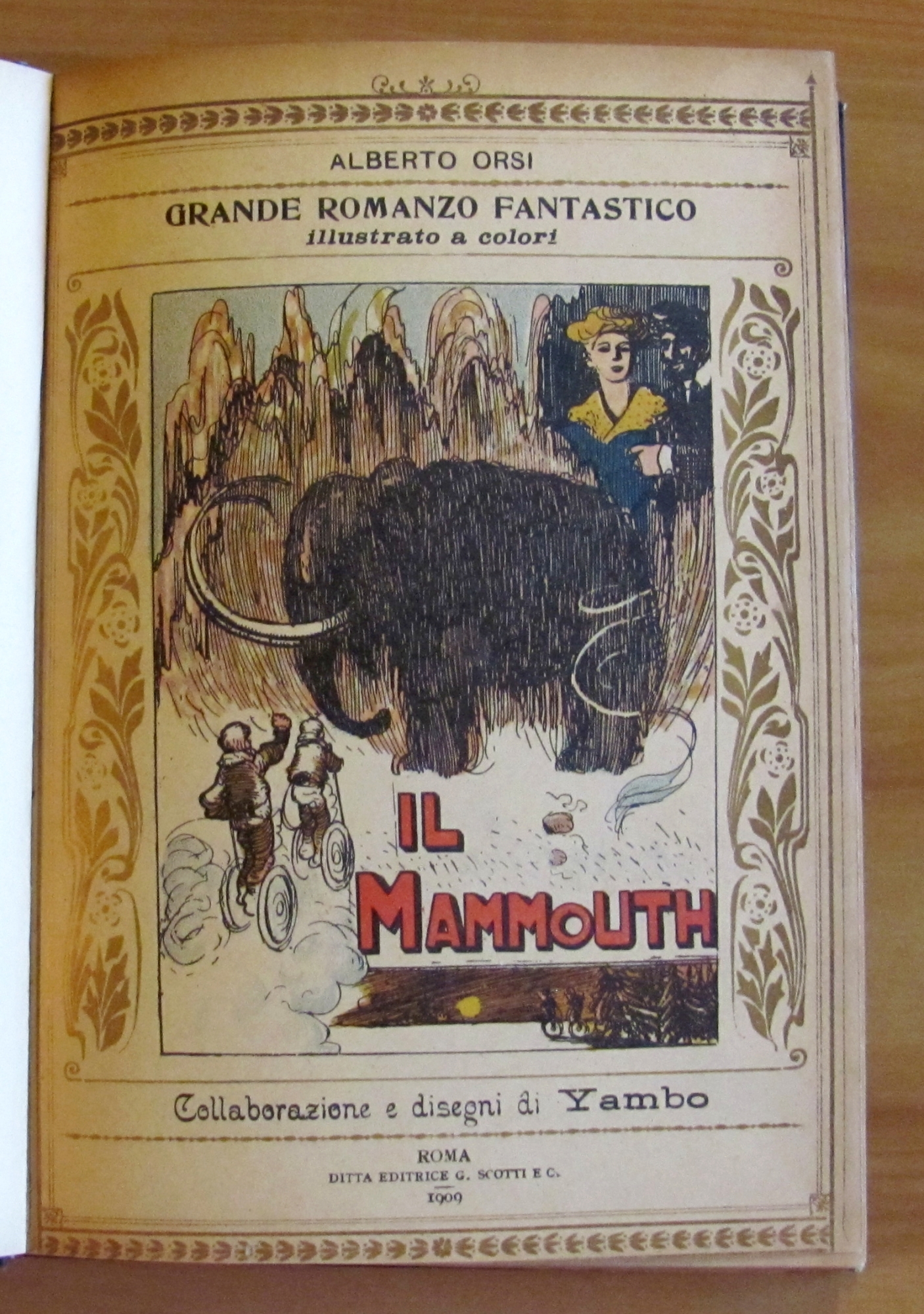 IL MAMMOUTH - I edizione 1909 - ill di YAMBO …