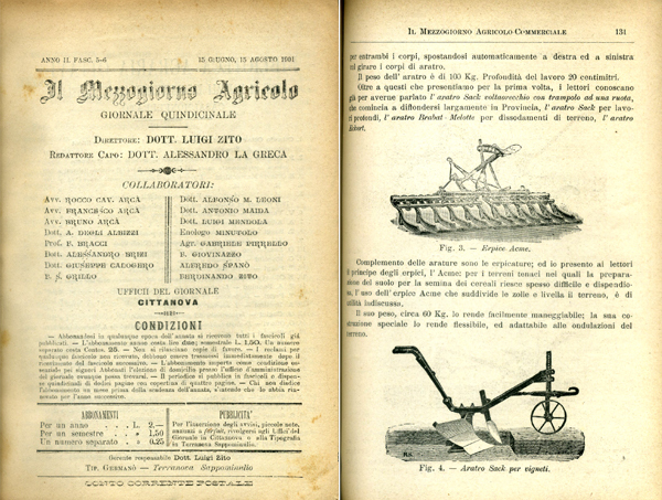 Il Mezzogiorno Agricolo - Anno II Fasc. 3 - 4 …