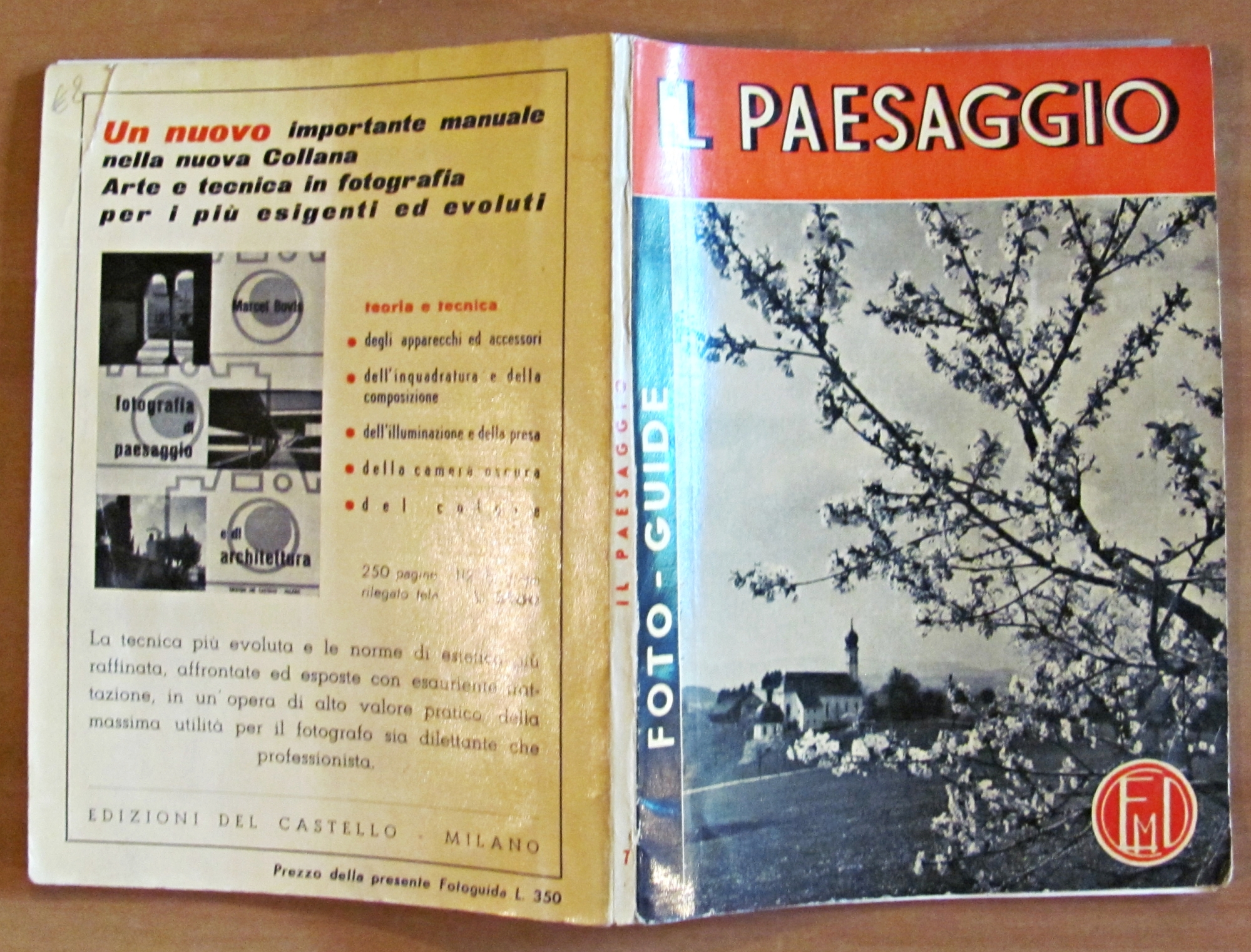 IL PAESAGGIO - Collana Foto Guide N.7, anni '60