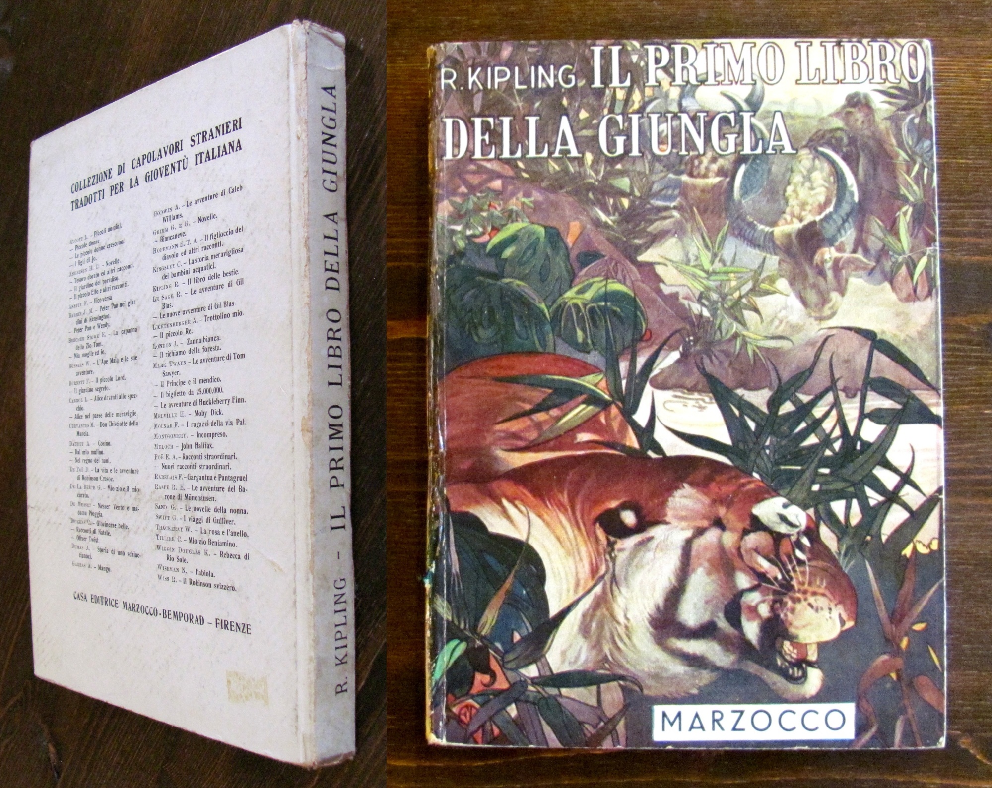 IL PRIMO LIBRO DELLA GIUNGLA, 1950 - ill. DETMOLD