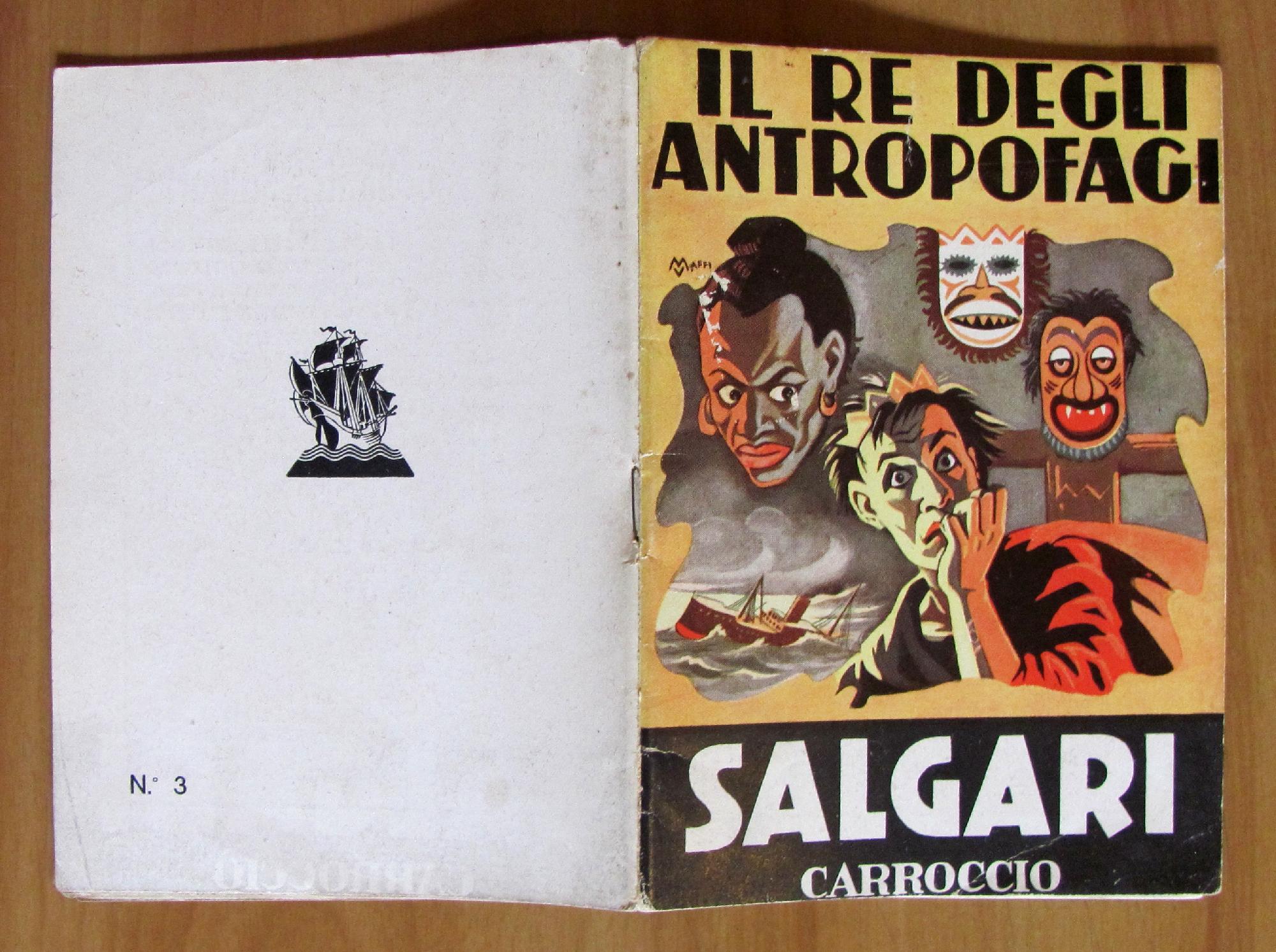 IL RE DEGLI ANTROPOFAGI - Novelle di Salgari N.3