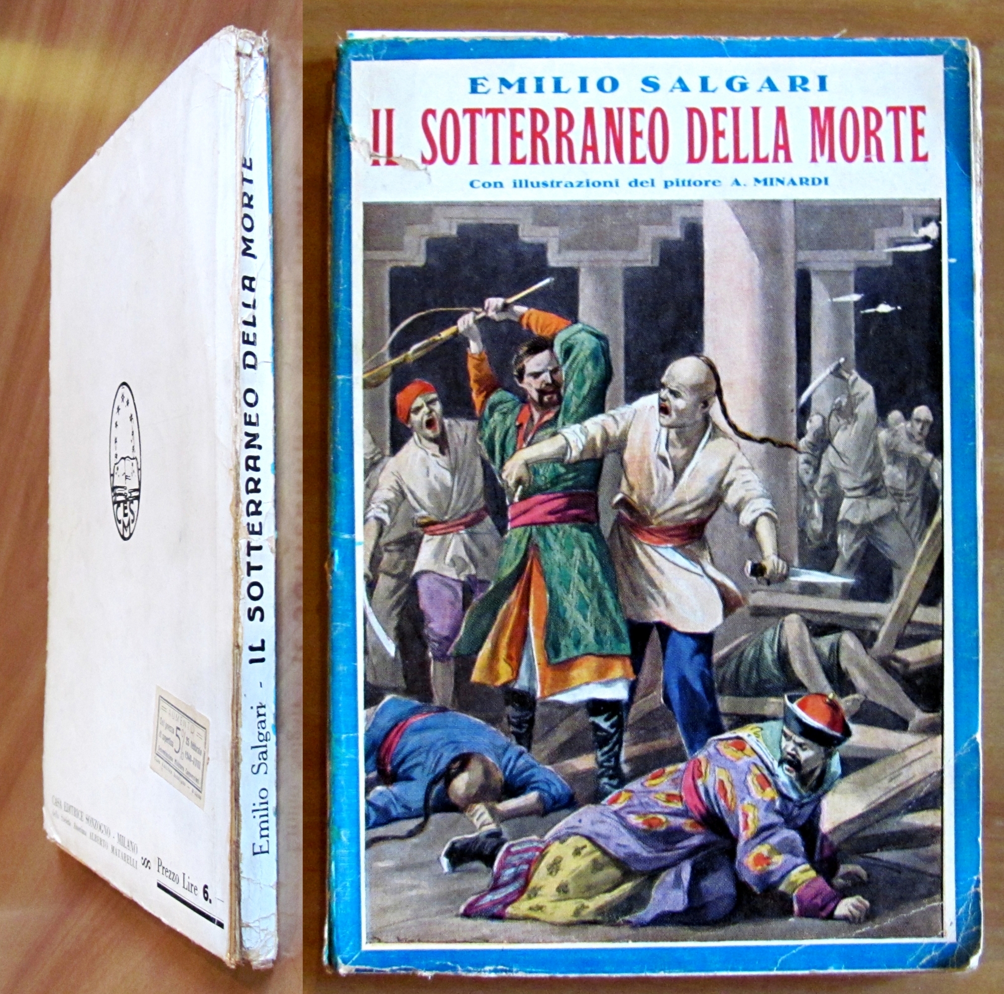 IL SOTTERRANEO DELLA MORTE, anni '30 - ill. MINARDI